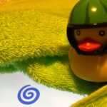 暑いのでちょびっと水浴びしたい